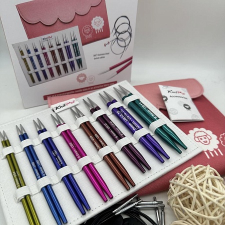 Спицы для вязания 47424 "Deluxe Interchangeable Needle Set"