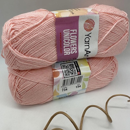 Пряжа Yarn art Flowers UNICOLOR 734