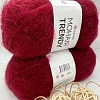 Пряжа MOHAIR TRENDY 109 вишня