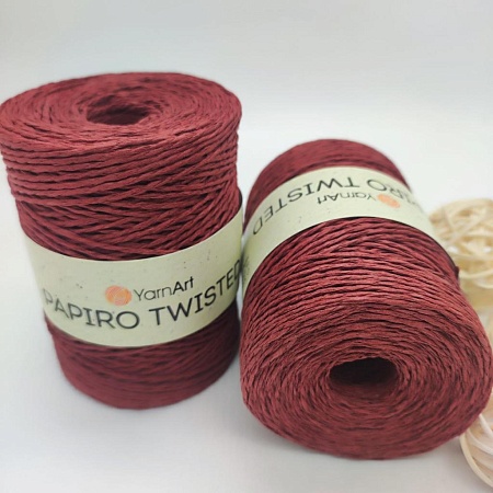 Пряжа для вязания рафия крученая Papiro Twisted 1320